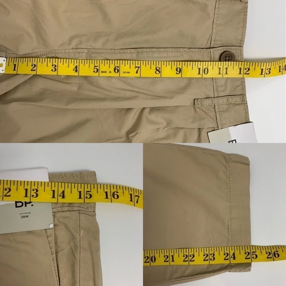 Nordstrom Bp lightweight Cargo pants Beige Wash Sz 28 NWT